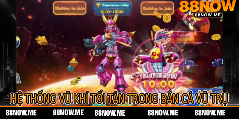 Hệ Thống Vũ Khí Tối Tân Trong Bắn Cá Vũ Trụ